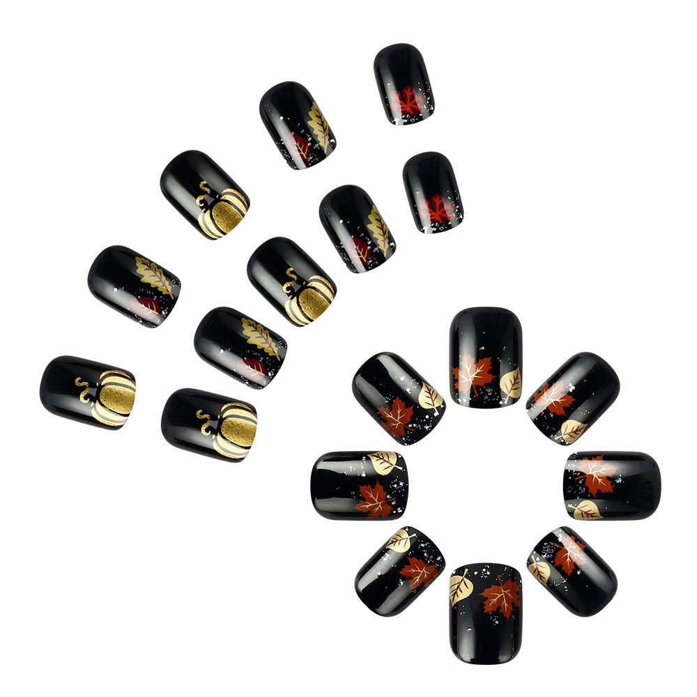 Festive Autumn Nail Art Design Bowlift