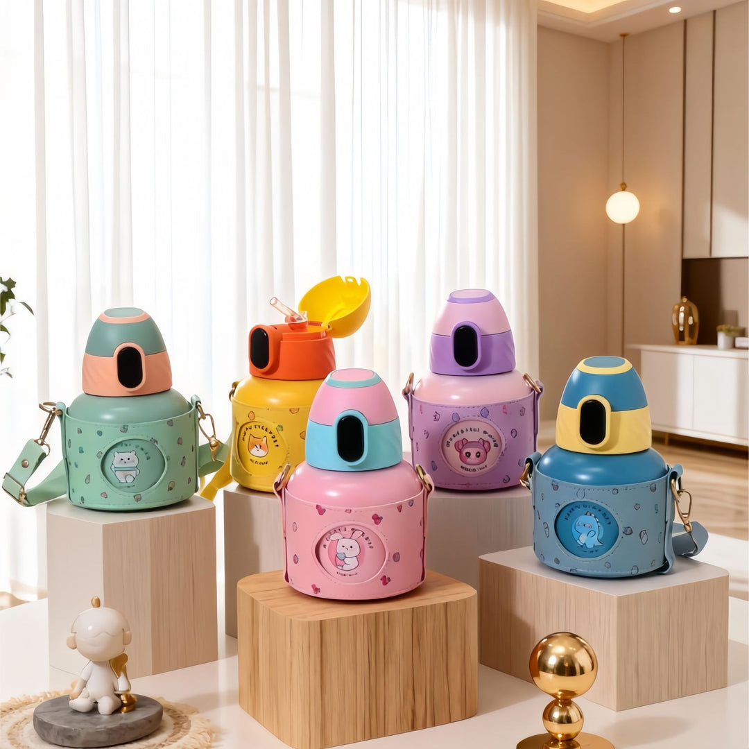 Ladies Insulated Water Bottle with cute animal design Bowlift