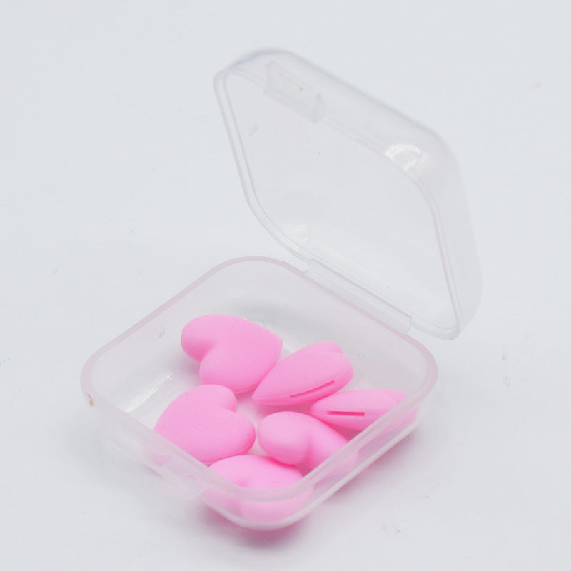 Heart-Shaped Silicone Keychain Holders Bowlift
