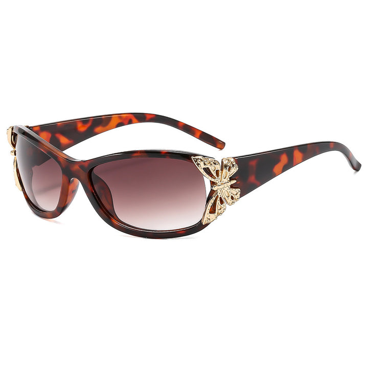 Fashion-Forward Butterfly-Embellished Sunglasses Bowlift