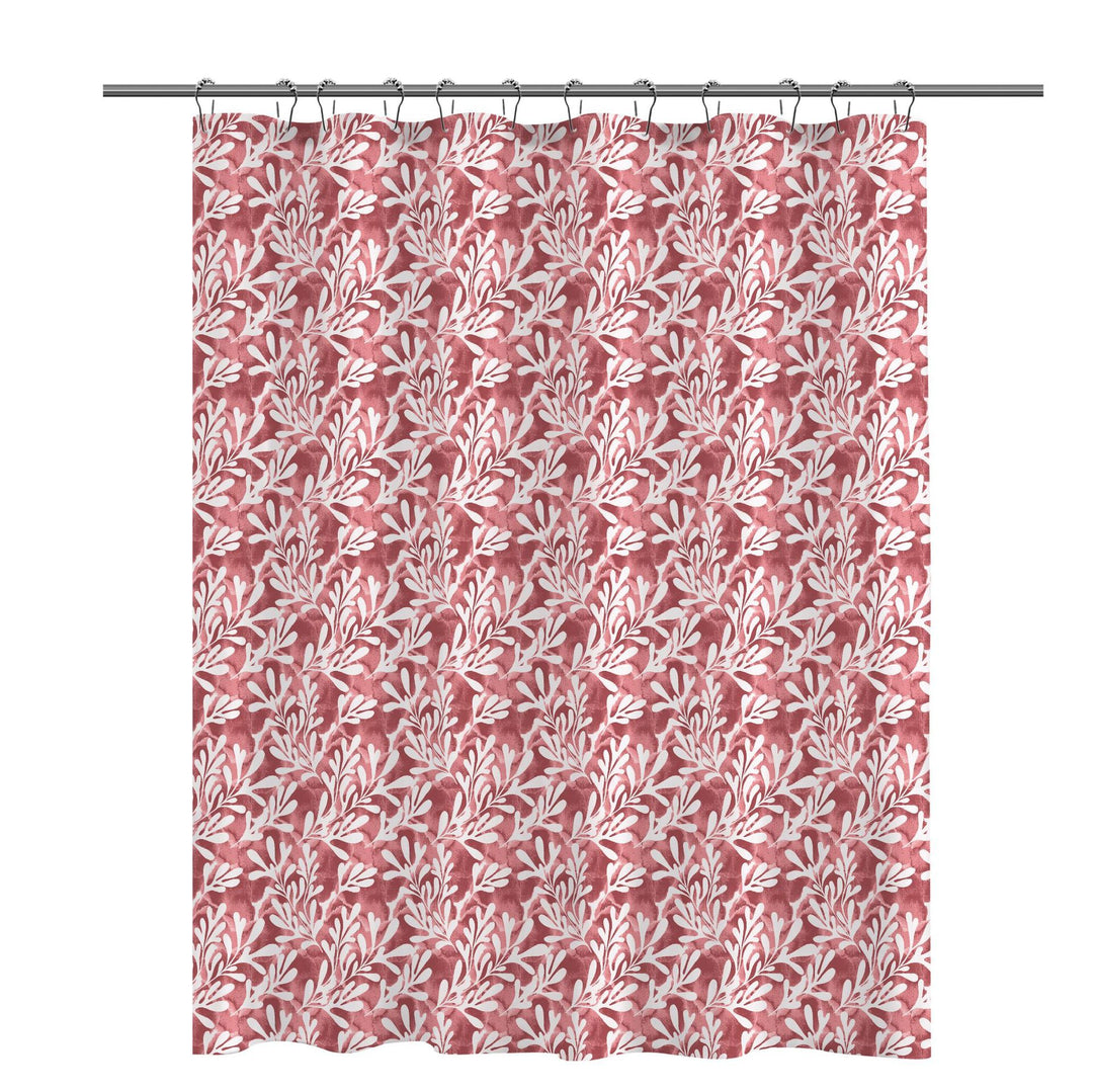 Floral Patterned Shower Curtain Bowlift