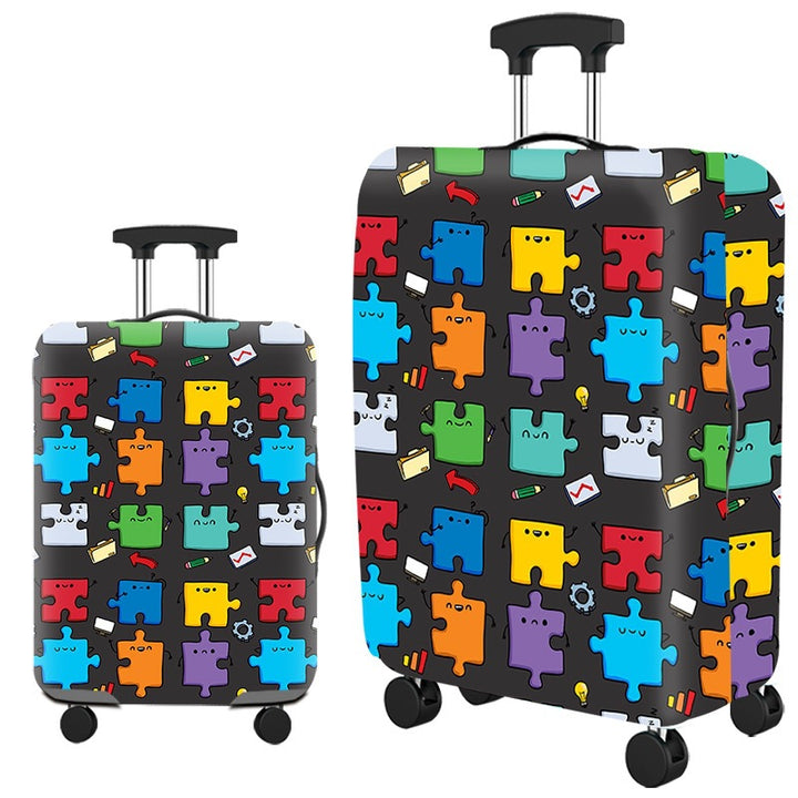 Fun Puzzle Design Wheeled Luggage Bowlift