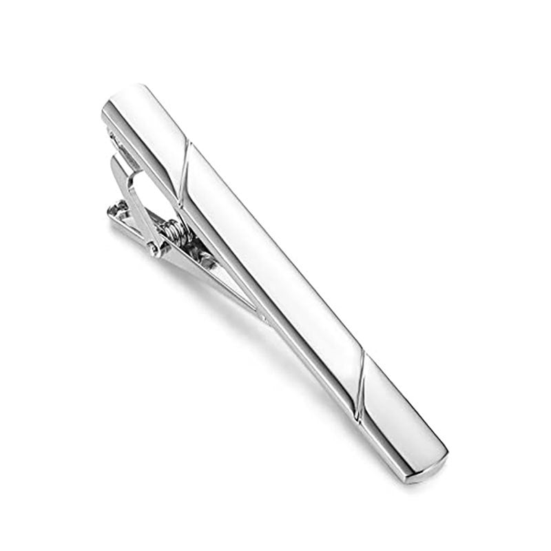 Sleek Metal Tie Clip Set Bowlift