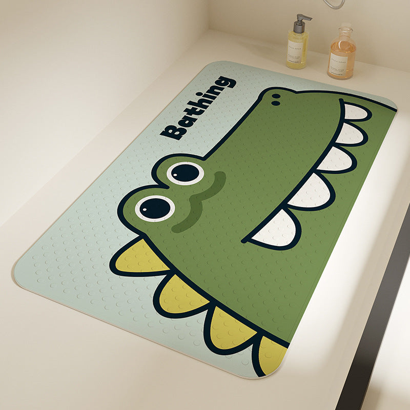 Cute Cartoon Dinosaur Bath Mat Bowlift