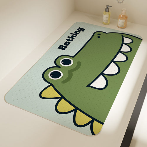 Cute Cartoon Dinosaur Bath Mat Bowlift