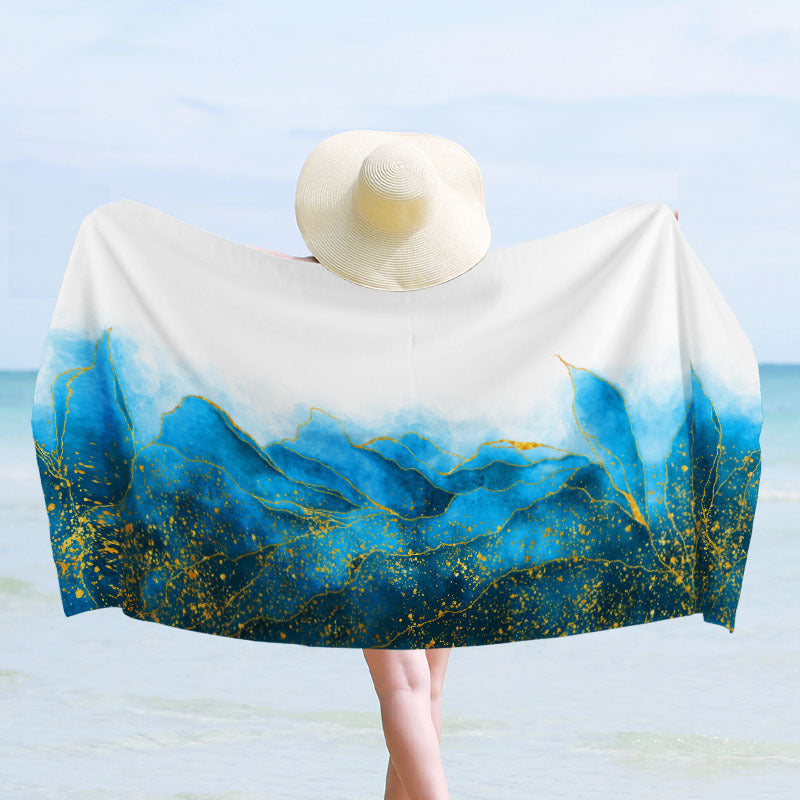 Beach towel with maritime design Bowlift