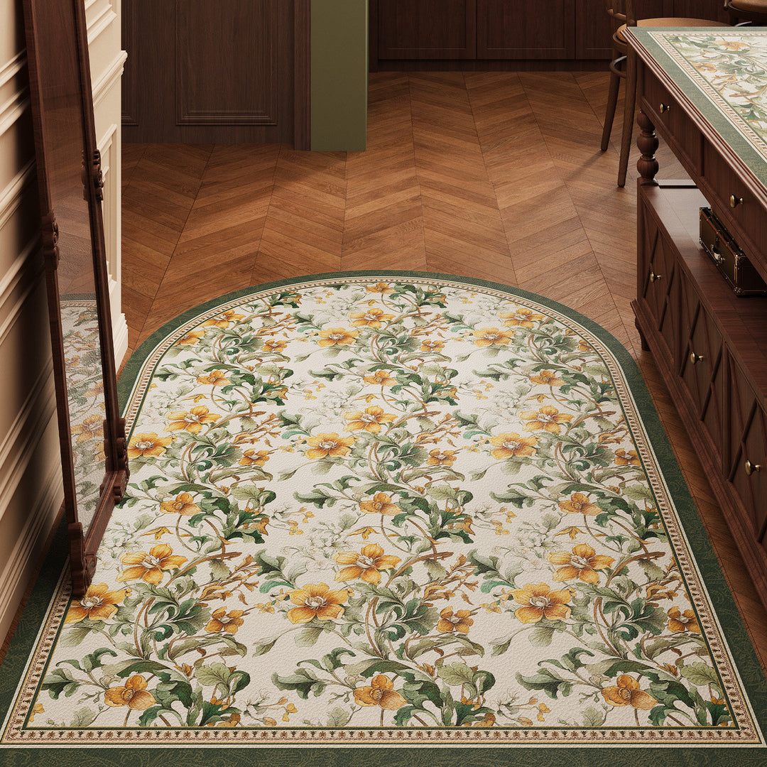 Decorative Floral Area Runner