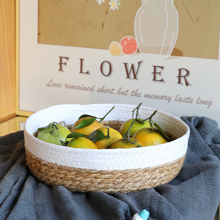 Unisex beef storage basket with elegant textile edging Bowlift