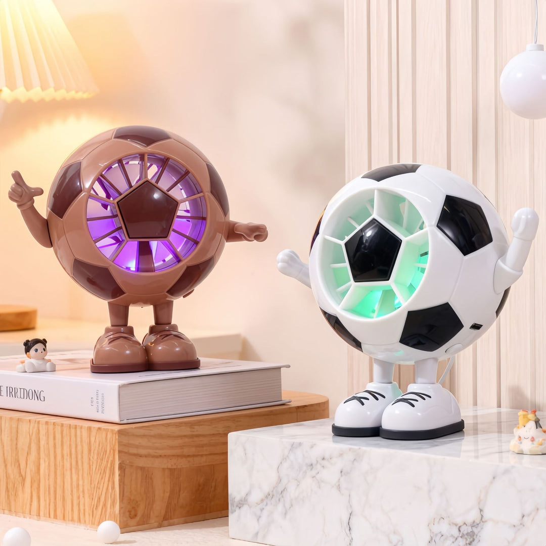 Ladies creative table fan in football style Bowlift