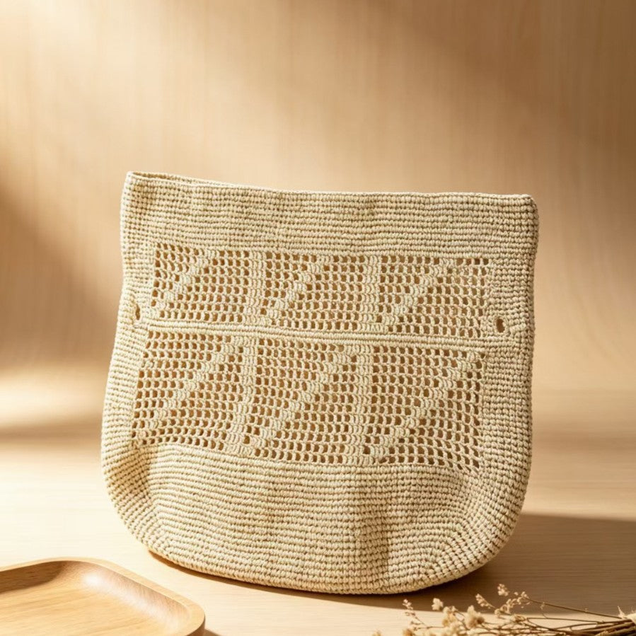 Hand-knotted shoulder bag Bowlift