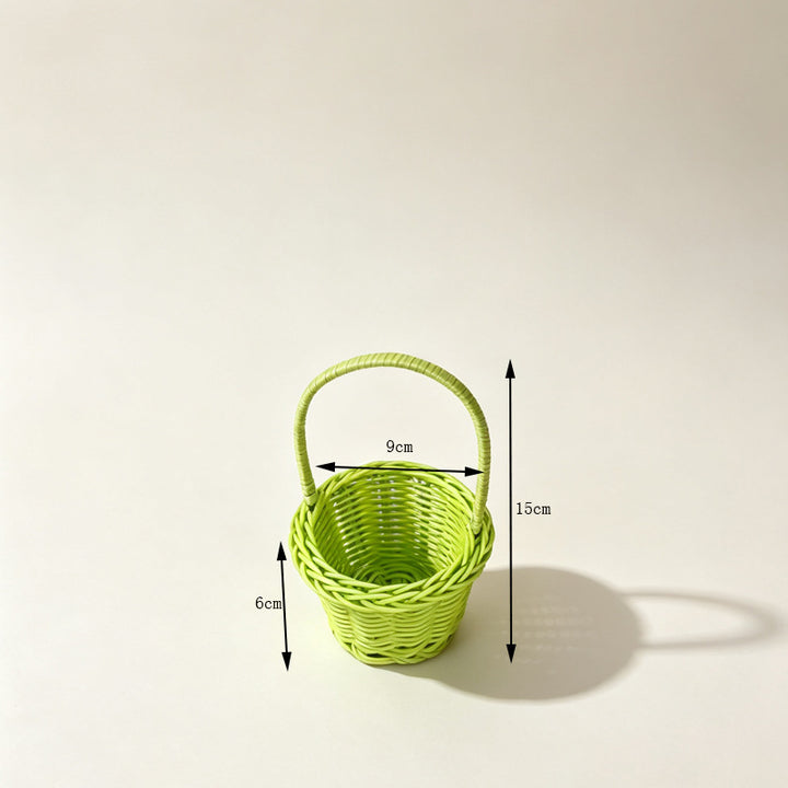Decorative Miniature Woven Basket Bowlift