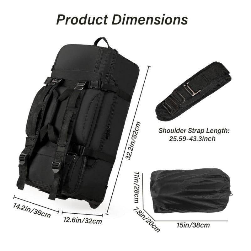 Multifunctional Travel Bag with Integrated Trolley System Bowlift