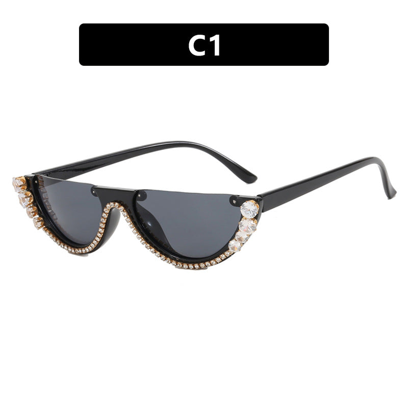 Women's stylish designer sunglasses with sparkling accents Bowlift