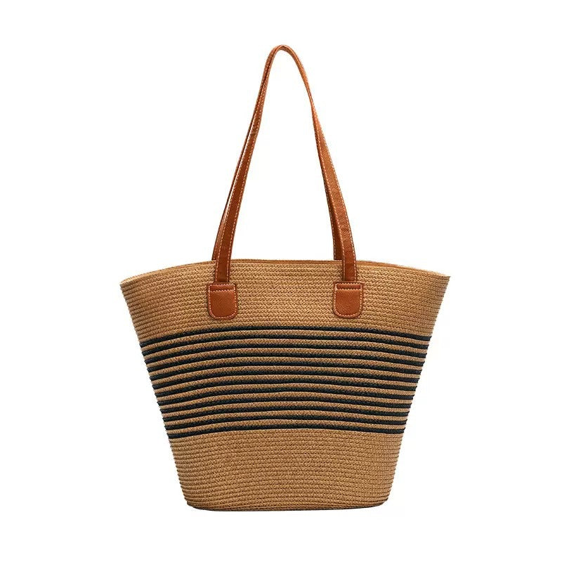 Structured raffia beach bag Bowlift