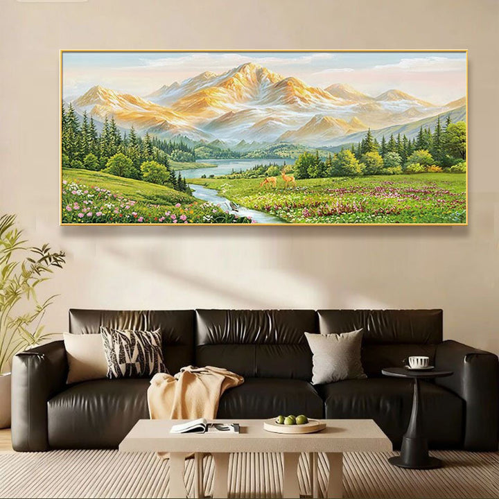 Scenic Mountain Landscape Wall Art