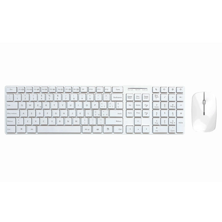 Elegant Wireless Keyboard and Mouse Set with Precision Control Bowlift