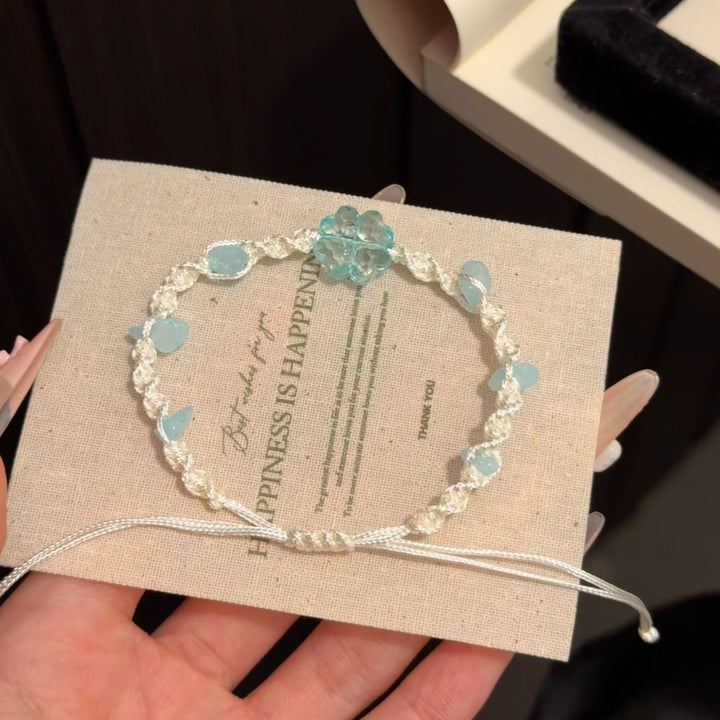 Adjustable Crystal Charm Bracelet Bowlift