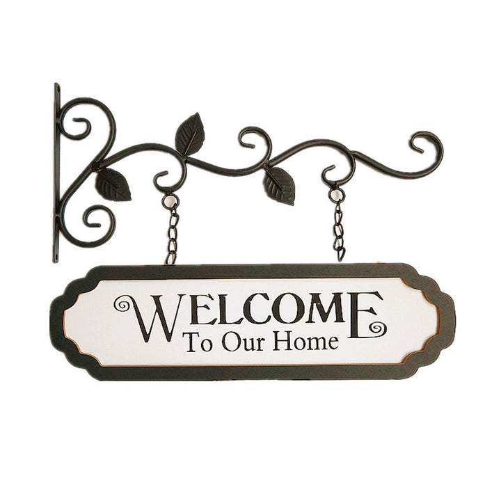 Rustic Welcome Home Wall Hanger Sign