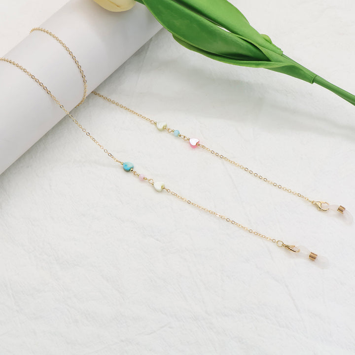 Charming Beaded Eyewear Chain Bowlift