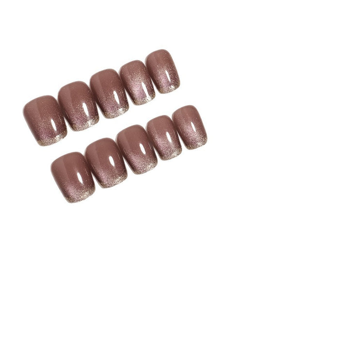 Elegant Metallic Press-On Nails Bowlift