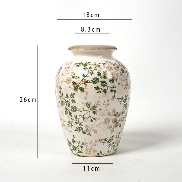 Elegant floral ceramic carafe Bowlift