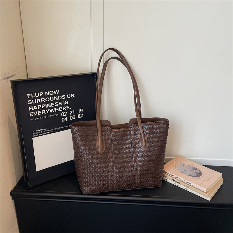 WoWoven Leather Tote Bag Bowlift