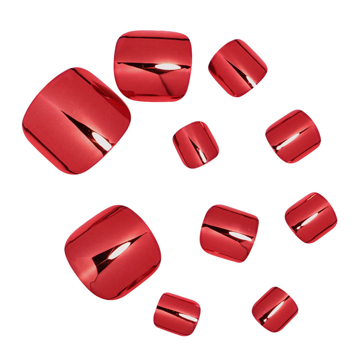 Premium Reflective Press-On Nails Bowlift