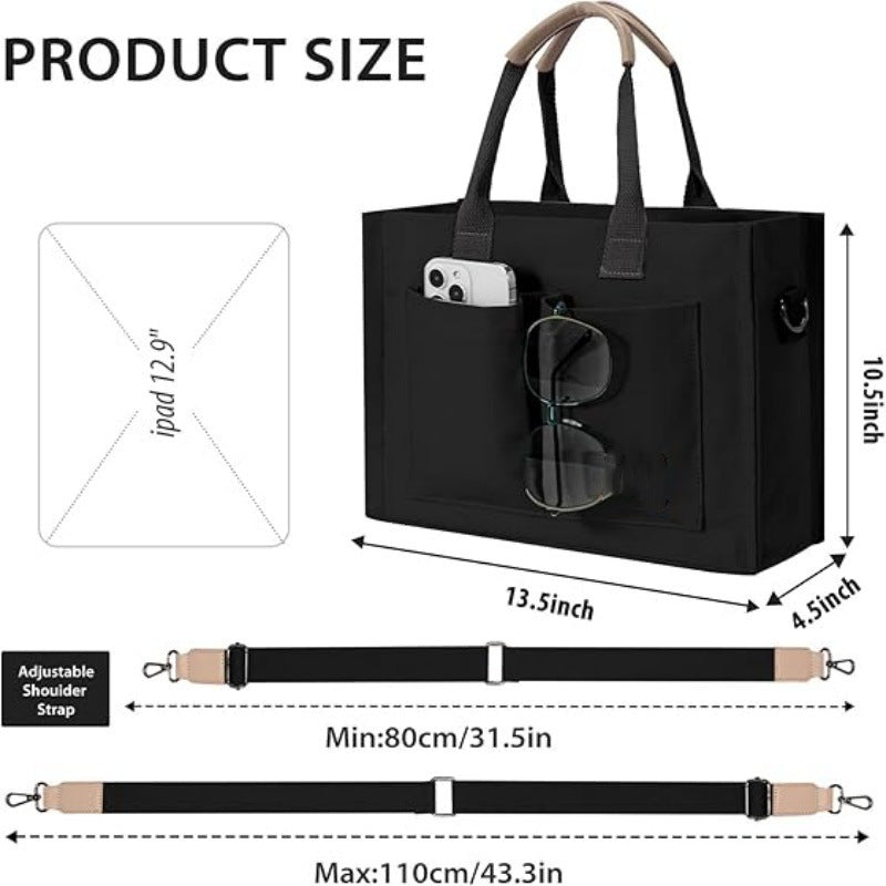 Multifunctional Laptop Bag with Removable Organizer Bowlift