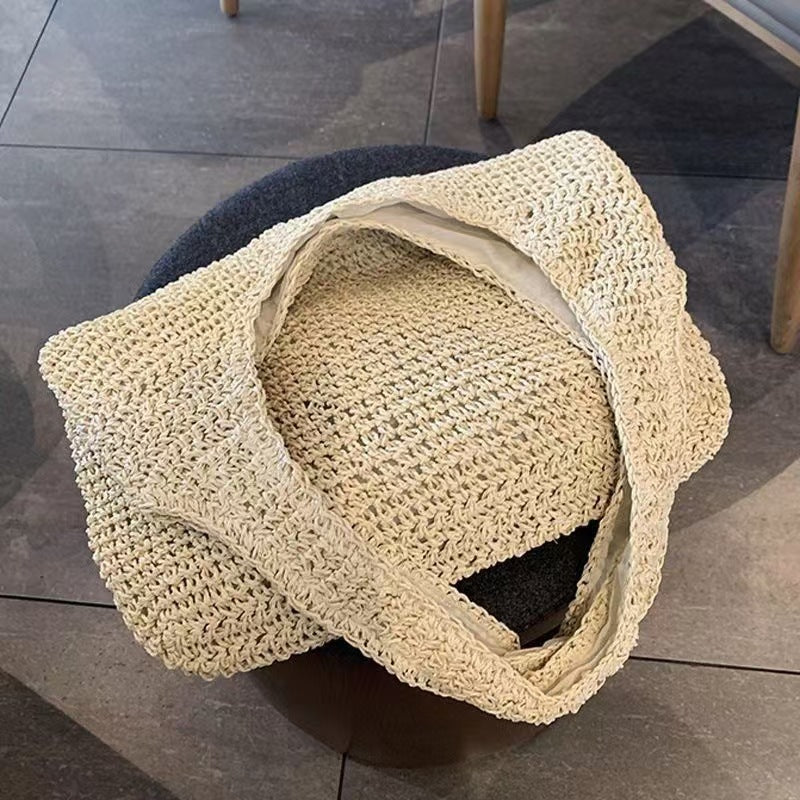 Casual Macramé Tote Bag Bowlift
