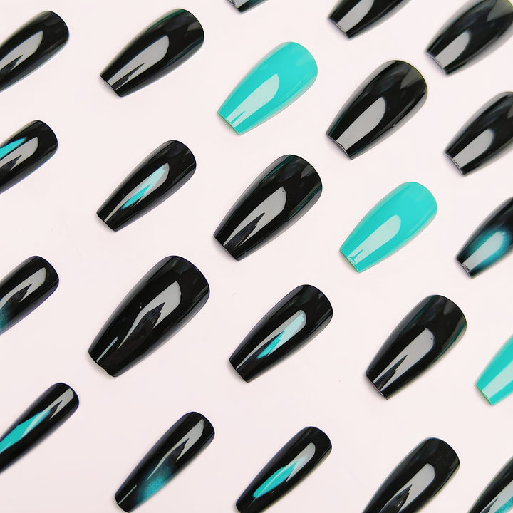 Acrylic Nails in Trendy Ombré Design Bowlift
