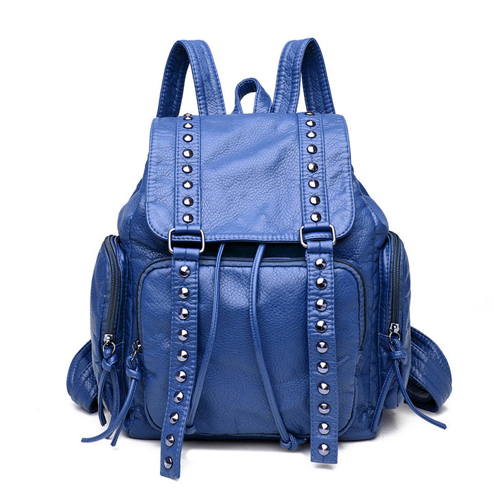 Stylish Studded Faux Leather Backpack