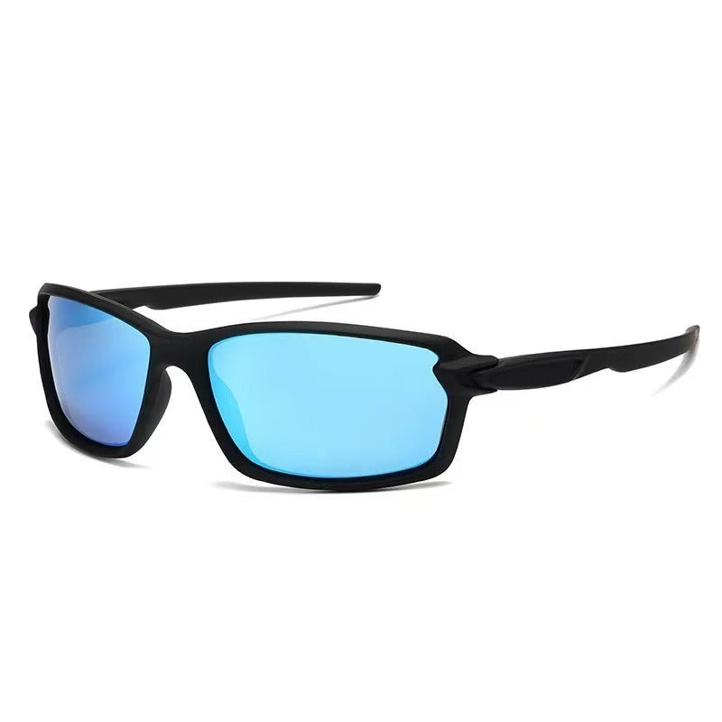 Men's sporty polarized sunglasses with lightweight flexible nylon frame and slip-resistant temples Bowlift