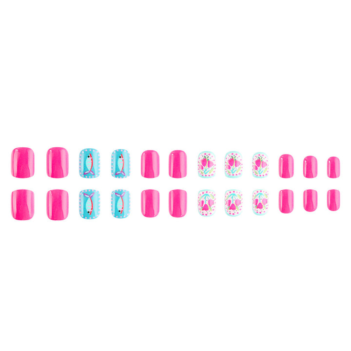 Artistic Floral Nail Art Bowlift
