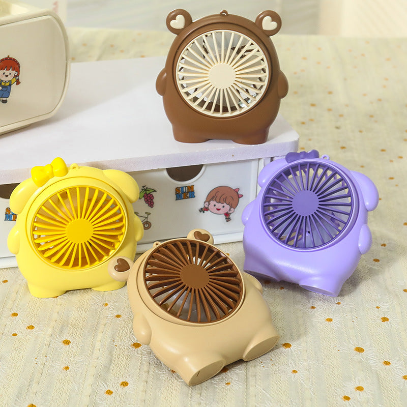 Women’s portable mini fan in playful animal design Bowlift