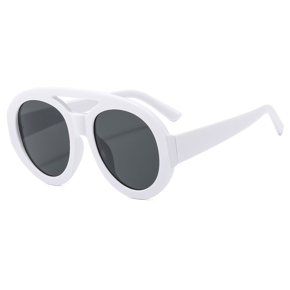 Women's Fashion Sunglasses in Futuristic Oversized Design Bowlift