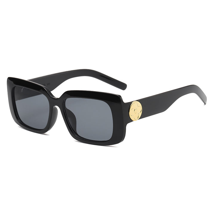 Women's Oversized Sunglasses with Luxurious Transparent Frame Bowlift