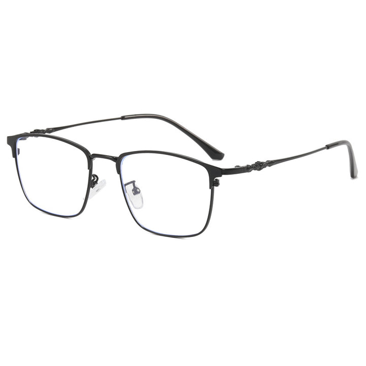 Ladies fashionable square glasses with elegant metal frame Bowlift