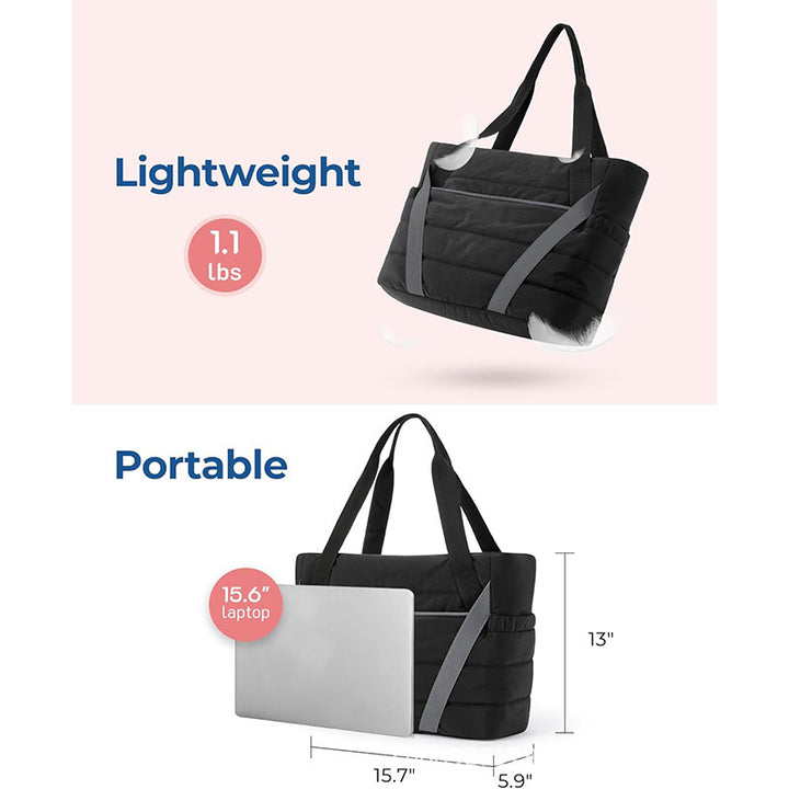 Padded Tote Bag with Structured Design Bowlift