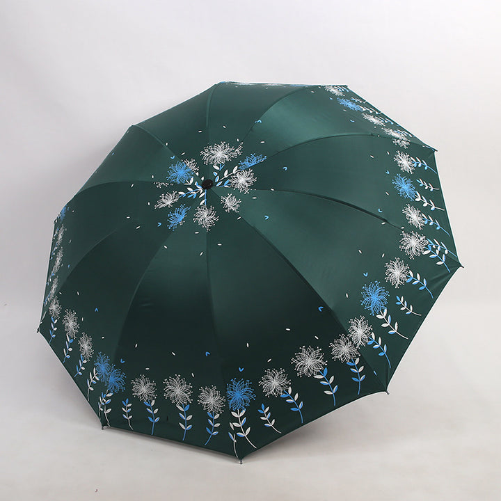 Women's umbrella with floral design Bowlift