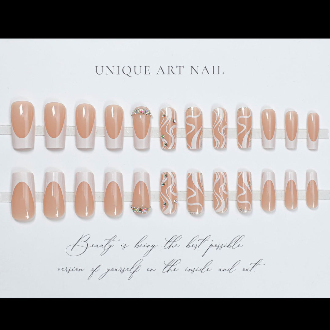 Artistic Gel Nail Tips Set Bowlift