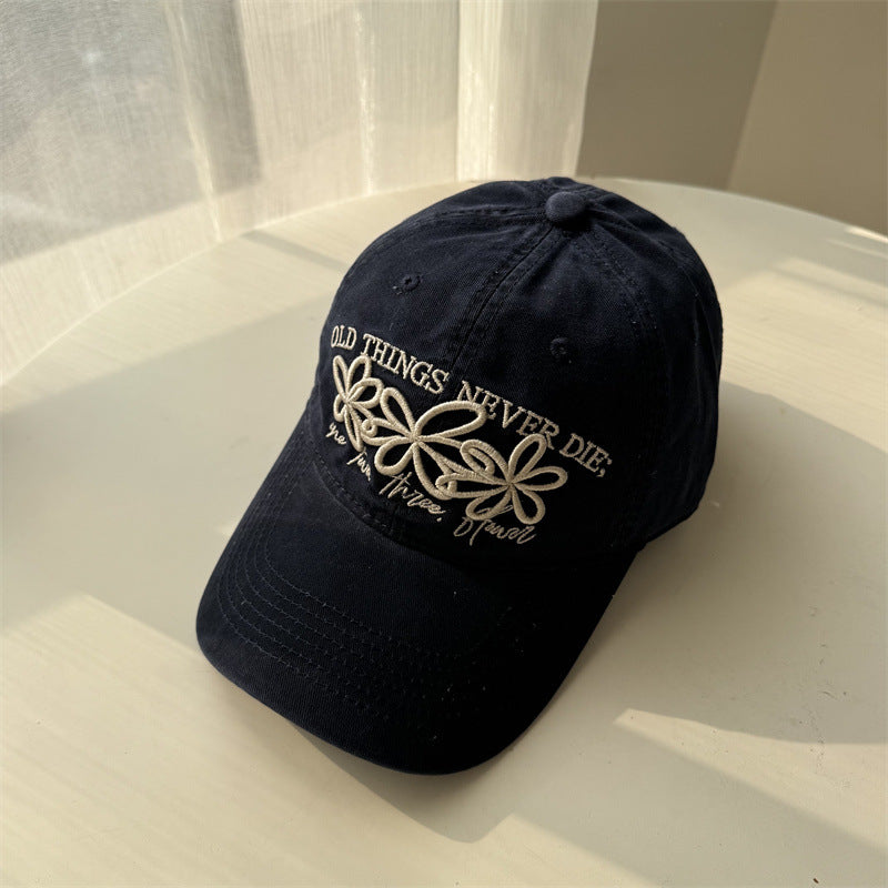 Women's Embroidered Floral Baseball Cap Bowlift 1783922211