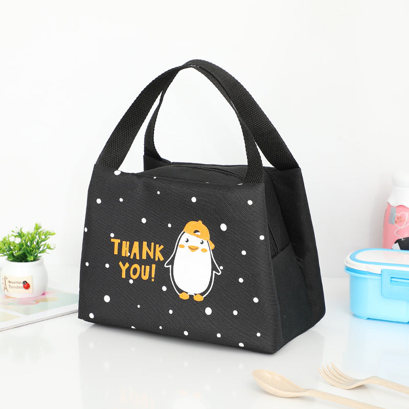 Cute Bear Print Insulated Lunch Bag Bowlift