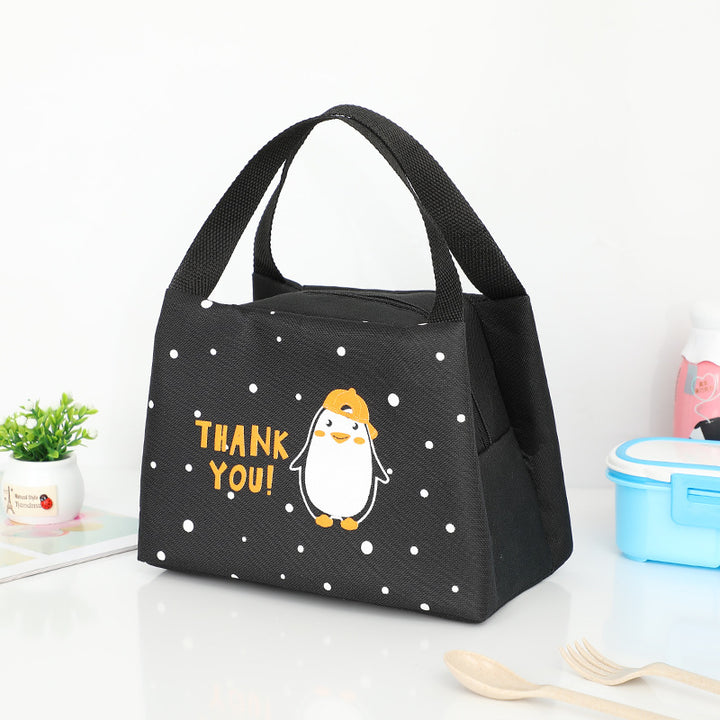 Cute Bear Print Insulated Lunch Bag Bowlift