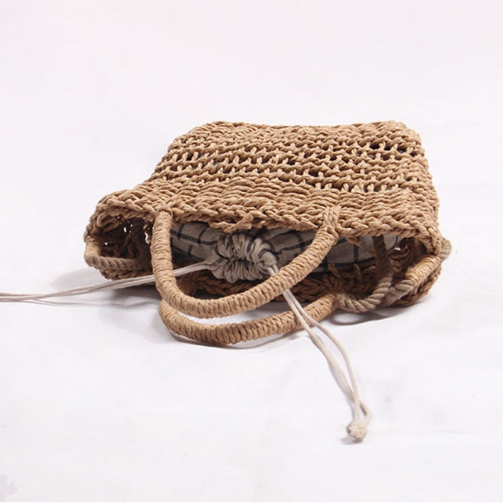 Handcrafted basket bag with detachable shoulder strap Bowlift