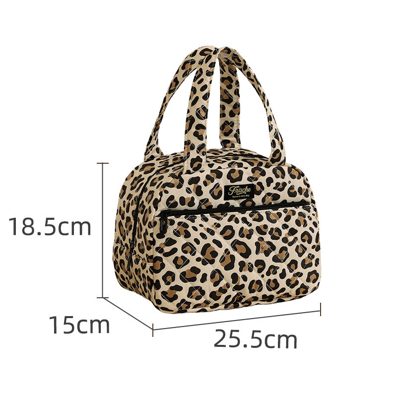Stylish Animal Print Handbag Bowlift