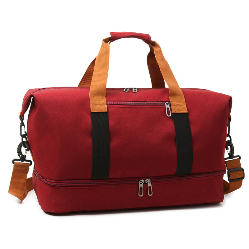 Sporty travel bag with sturdy carrying handles and adjustable shoulder strap Bowlift