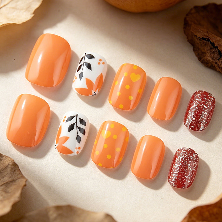Seasonal Botanical Press-On Nails Bowlift