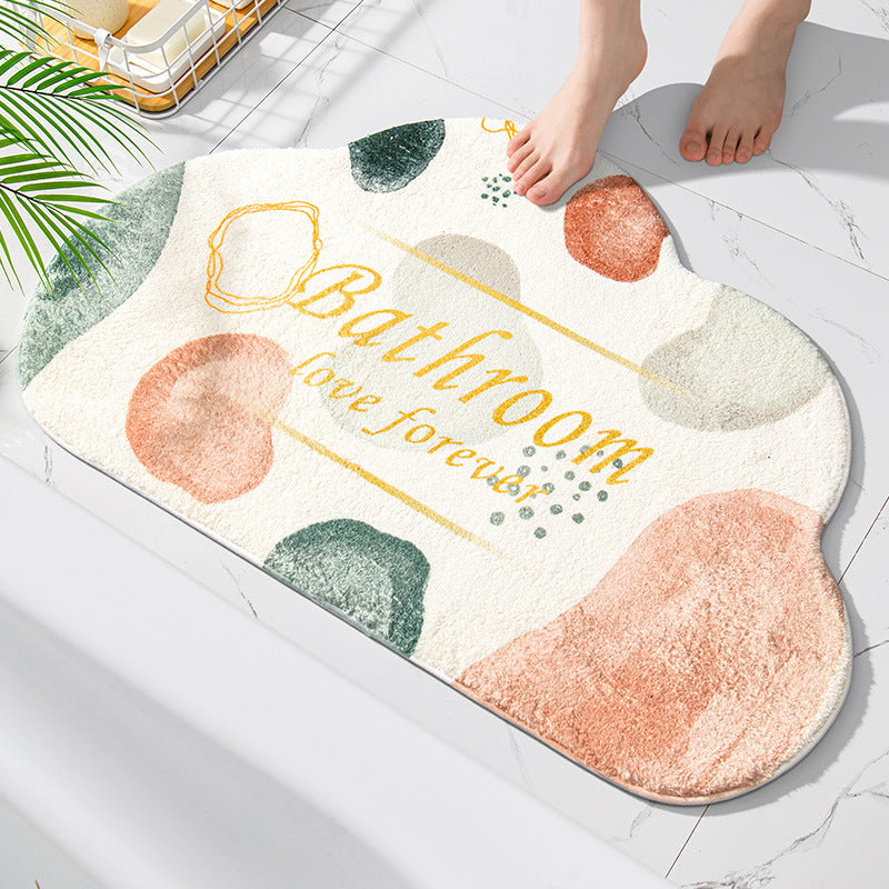 Plush Cloud Shaped Bath Mat Bowlift