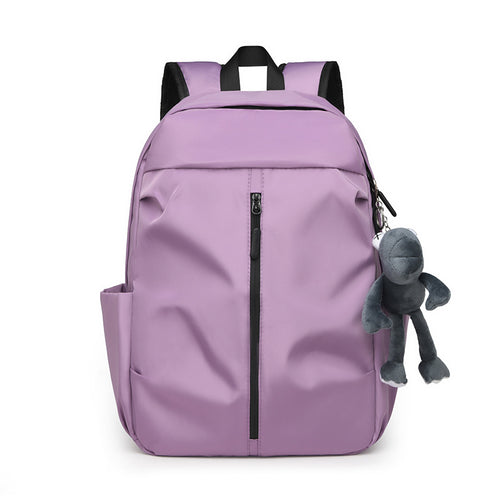 Multifunctional Backpack with Animal Pendant Bowlift
