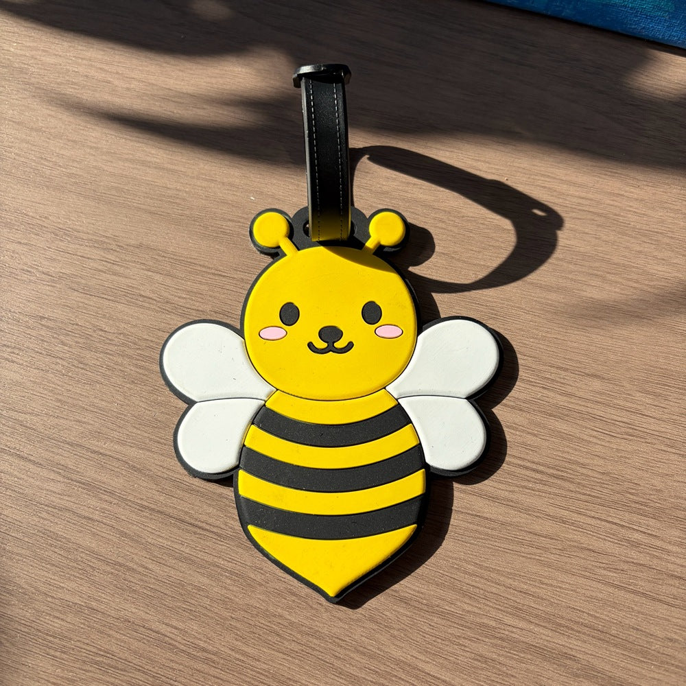Cow-Themed Travel Luggage Tag Bowlift